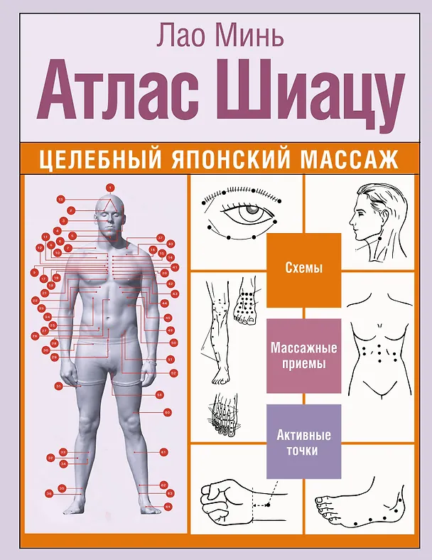 Книга Атлас Шиацу. Целебный японский массаж (Лао Минь) — 1