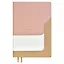 Ежедневник недат. А5 160л "Лайка" пепельно-розовый, кожзам, тв.переплет, обл.поролон, тиснение фольгой,  офсет, ляссе — 3055007 — 1