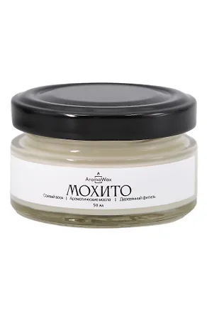 Свеча ароматическая в стеклянной баночке Мохито (50 мл) (439004788) (AromaWax) 3115756