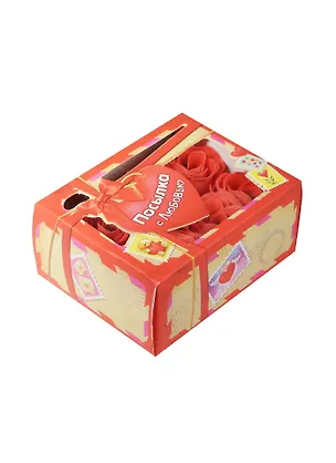 Мыльные лепестки в картонной коробке Посылка с любовью (6 шт) (906641) 2503651