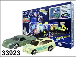 Машинка Color Wash-2 с автомойкой (33923) (коробка)