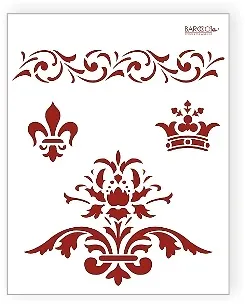 Трафарет пластиковый многоразовый Лилия (20х25) (Л-001) 2282481