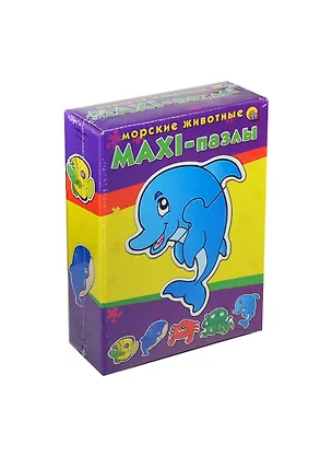 Макси-пазлы Морские животные (ПМ-1814) (6 картинок) (Рыжий кот) (3+) 2416262