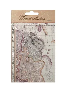 Фора Обложка для зачетки Карта старинная ПВХ 11,5*30см
