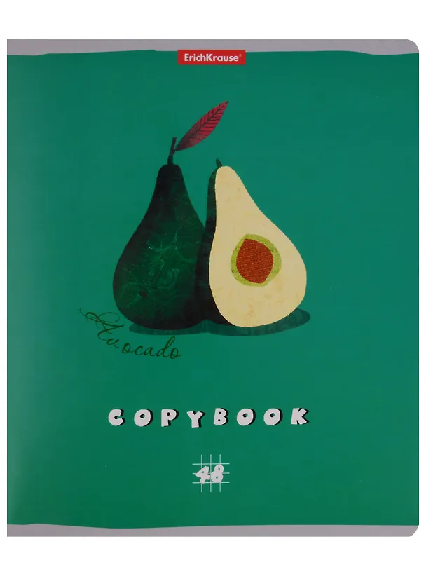 Тетрадь в клетку Erich Krause, Textile Fruits, 48 листов, в ассортименте 246927 — 1