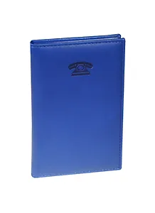 Алфавитная книга А6- 48л 85*157 "Виннер" синяя, кожзам, поролон, офсет, Escalada