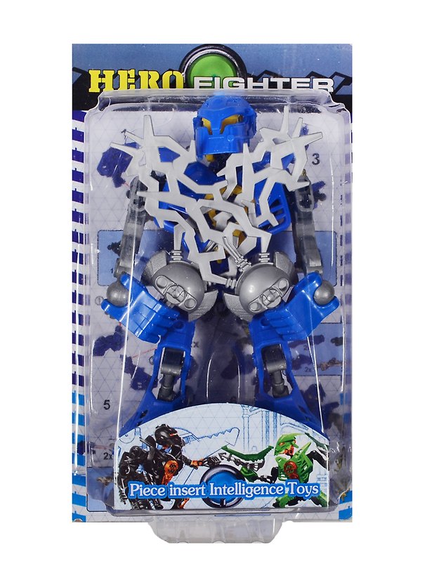 Робот-трансформер Hero Fighter в блистере синий (15-01842-2010-3-blue) 2494130 — 1