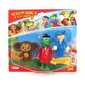 ИГРАЕМ ВМЕСТЕ Набор "Чебурашка и друзья" фигурки  в блистере F-01-R