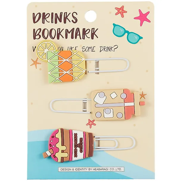 Набор Скрепки-закладки Summer Drinks (3 шт) (12-24730B-20210501) 2852157 — 4
