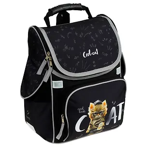 Ранец "Cat on black" 1отд., 37*28*21см, 3 кармана, анатомическая спинка 3107516