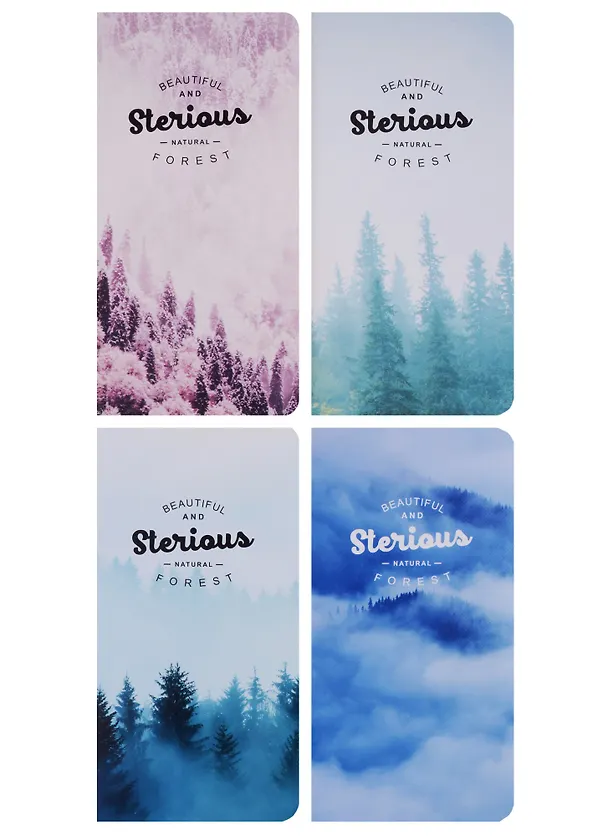Записная книжка «Sterious forest» А6+, 24 листа в клетку, сшивка, Languo, в ассортименте 246148 — 6