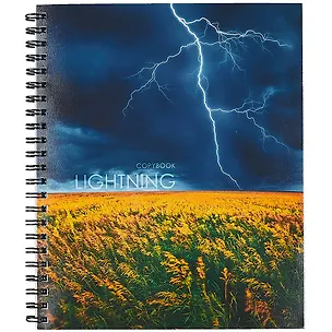 Тетрадь в клетку Listoff, "Стихия Грозы", 96 листов, в ассортименте 2883685