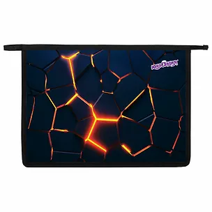 Папка для тетрадей А4 "Volcano split" картон/пластик, молния 3106003