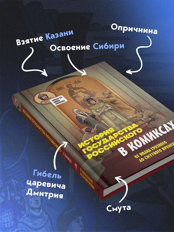 Книга История государства российского в комиксах. От Ивана Грозного до Смутного времени [3] (Александр Кондратьев) — 7
