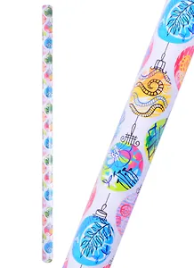 Бумага упаковочная 70*100 "Новогодняя сказка" мел., инд.уп