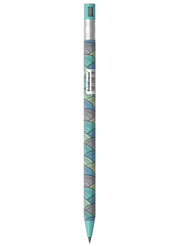 Карандаш механический Erich Krause, ColorTouch Emerald Wave, 2 мм HB с точилкой 2928472 — 1