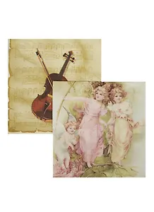 Набор салфеток для декупажа Музыка фей (80016/190511) (2шт) (упаковка)
