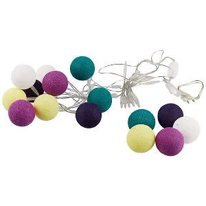 Светодиодная гирлянда «Цветочные шарики», 20 лампочек