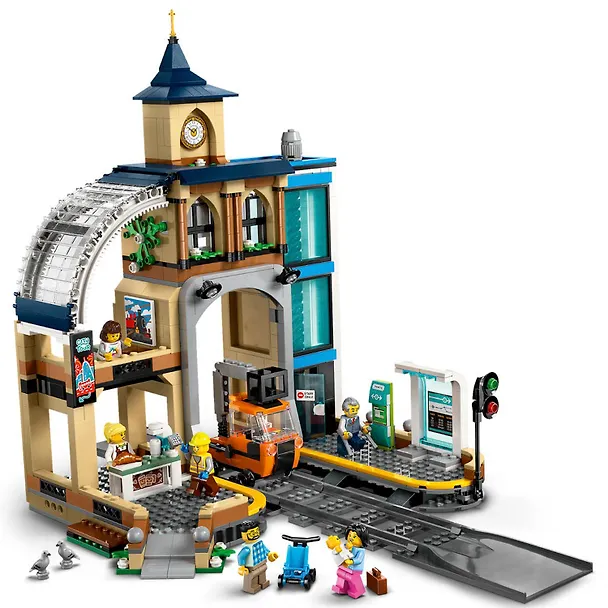 60469 Конструктор детский LEGO City Центральный железнодорожный вокзал, 752 деталей, возраст 7+ 3169384 — 5