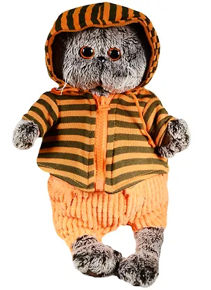 Мягкая игрушка Басик в штанах и полосатой кофте (22 см) (Ks22-054) 2567074