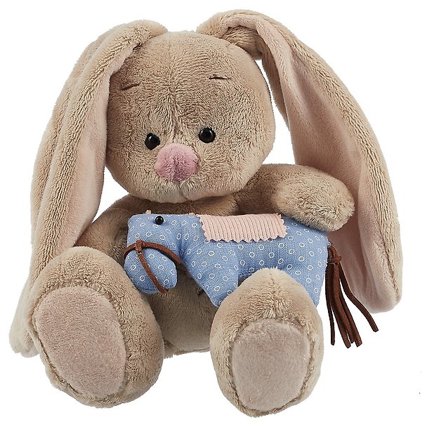 Игрушка мягкая Budi Basa, Зайка Ми с голубой лошадкой (малыш), 13см 2680171 — 1