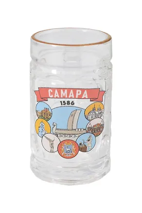 Кружка маленькая Самара (стекло) (50мл) (069-SM-55) 3133992
