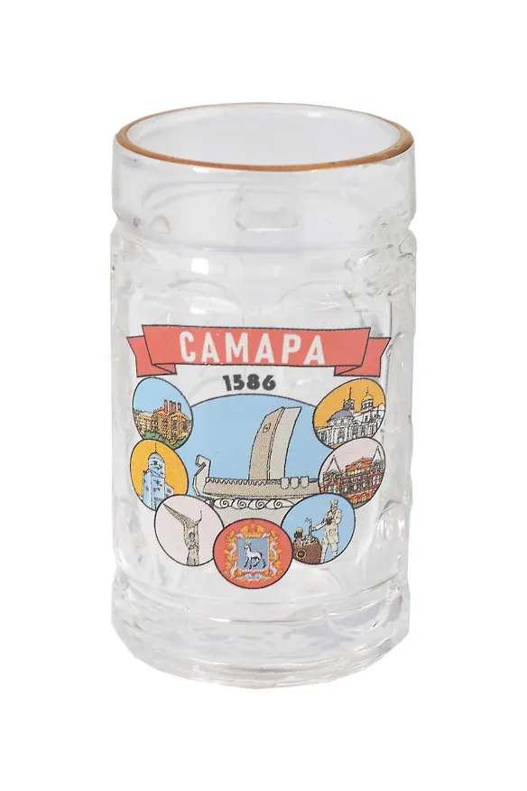 Кружка маленькая Самара (стекло) (50мл) (069-SM-55) 3133992 — 1