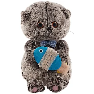 Игрушка мягкая Budi Basa, Басик BABY с рыбкой BB-045 2781292