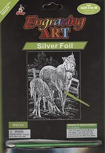 Набор для творчества Голограф. картина Кони (459815) (18х25см) (упаковка)