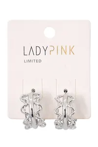 Серьги `LADY PINK` CHAIN CONNECTION (220148)