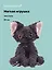 Мягкая игрушка «Котик сидит», серый, Корниш рекс, 25 см — 3103153 — 1