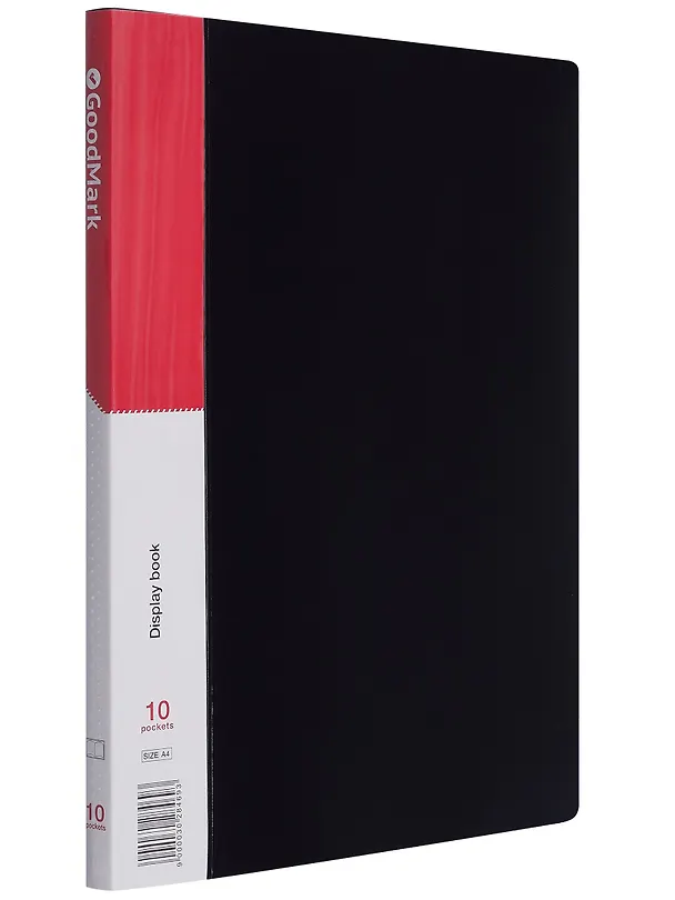 Папка с файлами А4, 10 файлов, в ассортименте, GoodMark 3028469 — 15