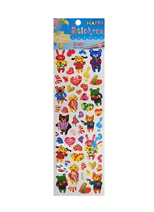 Набор наклеек-6 Звери-музыканты (11064904) (упаковка)