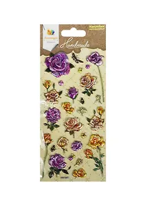 Наклейка декоративная скрапбукинг 1 Цветы 7 (Липляндия) (90х210) (3+) (упаковка)