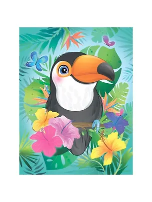 Разноразмерная мозаика на подрамнике "Тропическое настроение". 30x40 см 2947177