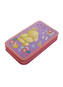 Пенал школьный 2отд. "ЦВЕТОЧНЫЙ САД" 19*10*3см, пластик, schoolФОРМАТ