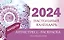 Календарь 2024г 210*120 "Мандалы по неделям" настольный, домик, с раскраской — 3000961 — 1