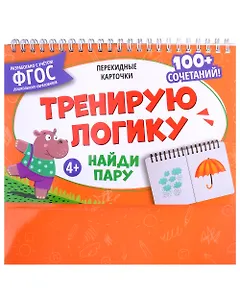 Перекидные карточки. Тренирую логику. Найди пару