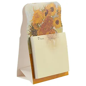 Блок бумаги «Ван Гог. Подсолнухи», 7 х 7 см 244268