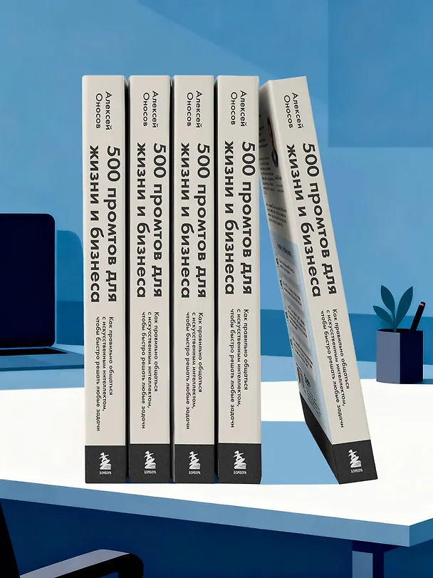 Книга 500 промтов для жизни и бизнеса. Как правильно общаться с искусственным интеллектом, чтобы быстро решать любые задачи (Алексей Оносов) — 11