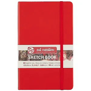 Скетчбук «Art Creation», красный, 80 листов, А5