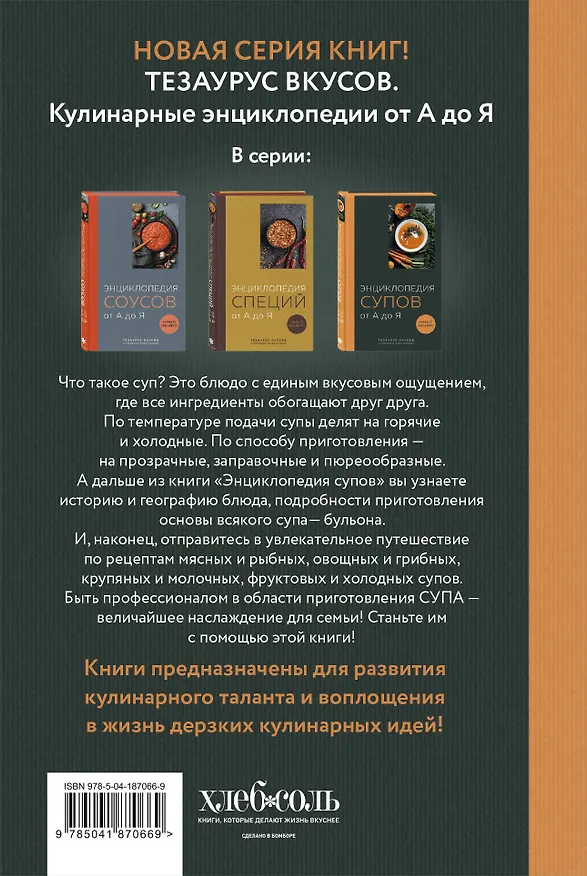 Книга Энциклопедия супов от А до Я (Ефим Кундель) — 2