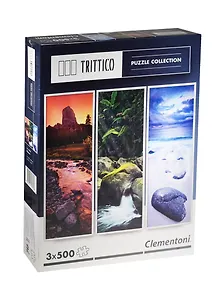 Пазл Clementoni Набор 3*500 эл. "Живая вода"