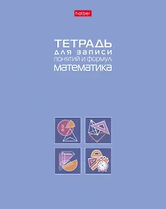 Тетрадь 48 листов "Математика" для записи понятий и формул