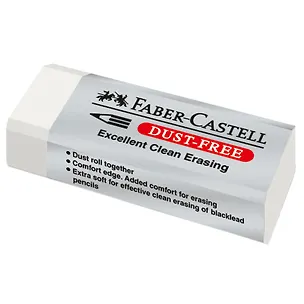 Ластик "Dust free" 62х21,5х11,5 мм, Faber-Castell 214046