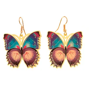Серьги Невесомость бабочка (125903) (цветные) (упаковка) 2452031
