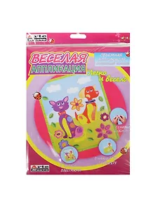 DT-1008 Набор Веселая аппликация Кот и пес (4680017180344) (д/дет. творч.) (3+) (упаковка)