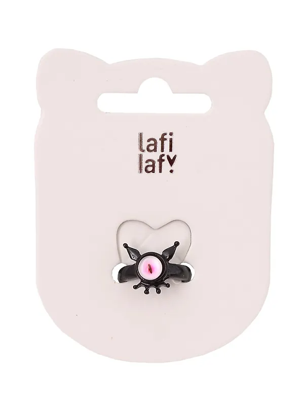 Кольцо Монстрик с глазками черный (металл) (12-03907-B28) (Lafilaf) 3048656 — 5