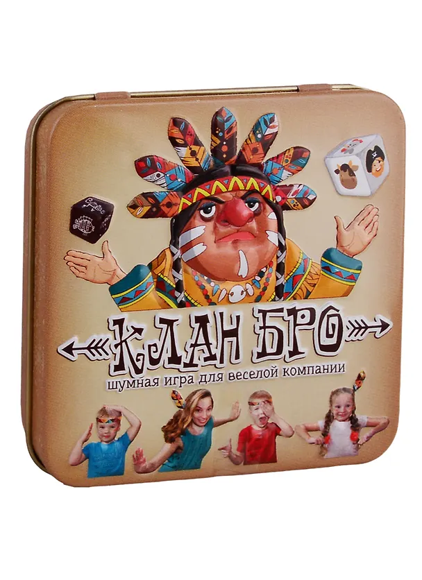 Игра настольная Клан Бро (жестяная коробочка) 2794164 — 1