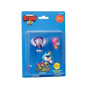Коллекционная фигурка Brawl Stars, Фрэнк, Тара и Мистер Пи, (5см), (BRW2020D) 3086939